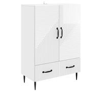 Buffet - bahut - enfilade Vidaxl Buffet Blanc brillant 66 x 34,5 x 95 cm Bois d'ingénierie