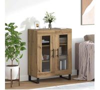 Buffet - bahut - enfilade Vidaxl Buffet Chêne artisanal 69,5 x 34 x 90 cm Bois d'ingénierie