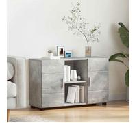 Buffet - bahut - enfilade Vidaxl Buffet Gris béton 88,5 x 30,5 x 55,5 cm Bois d'ingénierie
