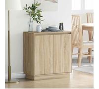Buffet - bahut - enfilade Vidaxl Buffet LED Chêne Sonoma 71 x 34,5 x 75 cm Bois d'ingénierie