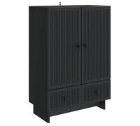 Buffet - bahut - enfilade Vidaxl Buffet Noir 66 x 34,5 x 95 cm Bois d'ingénierie