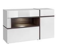 Buffet, bahut modèle CRISS + LED. Enfilade design et moderne pour votre salon ou salle à manger. 45 Blanc