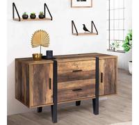 IDMARKET Buffet bas 105 cm AUSTRIA bois pied épingle