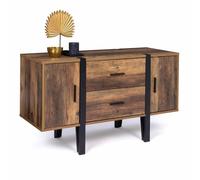 IDMarket – Buffet bas Austria 105 cm bois pied épingle