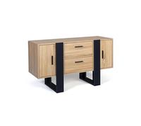 IDMarket - Buffet Bas 105 cm Phoenix Bois et Noir