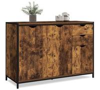 IDMarket - Buffet Bas 110 cm Dayton avec placards et tiroirs Design Industriel