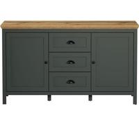 Buffet bas, 2 portes, 3 tiroirs - L146 cm - 146 cm X 45 cm X 86 cm - STANTON WO