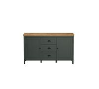 Buffet bas, 2 portes, 3 tiroirs - L146 cm Vert