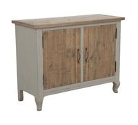Buffet bas 2 portes bois gris - provence