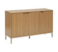 5five Buffet bas 3 portes Tasso L120 cm effet bois naturel Beige