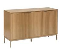 5five Buffet bas 3 portes Tasso L120 cm effet bois naturel Beige