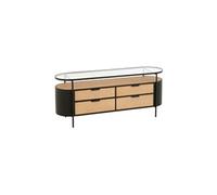 Buffet 4 Tiroirs "Bya" 133cm Naturel