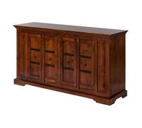 Buffet bas acacia brun foncé laqué massif 171x50x90 cm (BxTxH) bois massif OXFORD #403