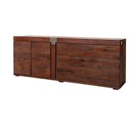 Buffet bas AMSTERDAM #30 brun 200x45x75 cm (BxTxH) bois massif