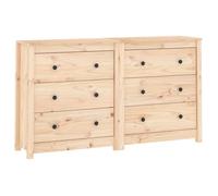 Buffet bas,armoire commode Buffet 140x35x80cm Bois massif de pin 8116545 FrenchDays