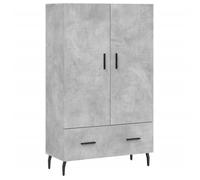 Buffet bas,armoire commode Buffet haut,meuble de rangement gris béton 69,5x31x115cm bois d'ingénierie 7231190 FrenchDays