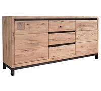 Buffet bas Chêne sauvage beige huilé 175x45x85 cm (BxTxH) VILLANDERS #209