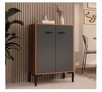 Buffet Bas - DESIGN AMEUBLEMENT - Lander L15 - 2 Portes - Mélamine - Multicolore