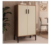 Buffet Bas - DESIGN AMEUBLEMENT - Lander L17 - 2 Portes - Mélamine - Multicolore