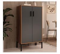 Buffet Bas - DESIGN AMEUBLEMENT - Lander L17 - 2 Portes - Mélamine - Multicolore
