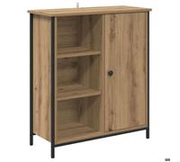 Buffet bas en bois d'ingénierie - vidaxl - Chêne artisanal - 70x30x80 cm - Marron - Capacité généreuse