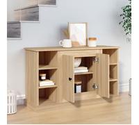 Buffet bas - ESTINK - 100x35 5x60 cm - Chêne sonoma - Bois d'ingénierie - Meuble de séjour
