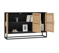 Buffet bas - ESTINK - ST5670 - Bois d'ingénierie - Noir - 105x30x65 cm