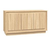 Buffet bas - ESTINK - ST5670 - Chêne sonoma - Bois d'ingénierie - 2 portes - 102x35x55 cm