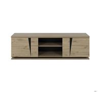 Buffet bas - GAMI - Split - 2 portes - 1 niche - Chêne artisan