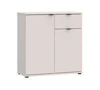 Buffet bas GANYMEDE AUCUNE 2 portes 1 tiroir Sable laqué 80,1x34,1x82,3