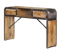 Buffet bas Helloshop26 - Bois massif - Noir - Laqué - 2 portes - 1 tiroir - 120 cm