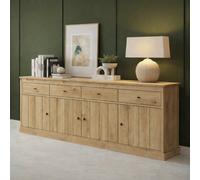 Buffet bas moderne en bois 225cm VALENTINE