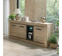 Buffet bas moderne en bois 3 portes MOA