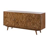 Buffet bas MOSAYK natur 160x42x75 cm (BxTxH) bois massif