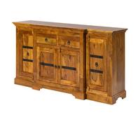 Buffet bas OXFORD #0902 brun 160x45x85 cm (BxTxH) bois massif