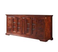 Buffet bas OXFORD #414 brun foncé 212x50x93 cm (BxTxH) bois massif