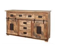 Buffet bas RAILWAY #119 natur 150x45x90 (BxTxH) bois massif