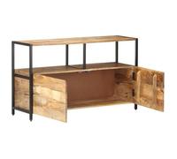 Buffet bas séjour,{1 pièce},meuble de rangement,design épuré, 110x35x65 cm Bois de manguier massif cgh41c13