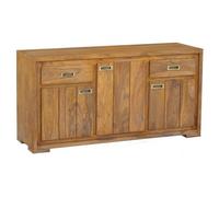 Buffet bas Sheesham brun huilé massif 148x47x75 cm (BxTxH) bois massif NATURE BROWN #857