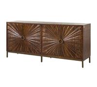 Buffet bas STILMÖBEL #129 brun 201x48x89 cm (BxTxH) bois massif