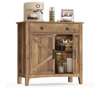 Buffet Bas - VASAGLE - Style Campagne - Marron Miel - Étagère Réglable - 40x80x80 cm