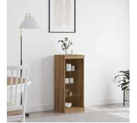 Vidaxl Buffet Avec Lumières Led Chêne Artisan 41x37x100 Cm