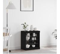 Buffet bas - vidaXL - Chêne noir - Design contemporain - Finition mate - Bois massif