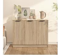Buffet bas - VIDAXL - Chêne sonoma - 3 portes - Salon - Scandinave - Moderne