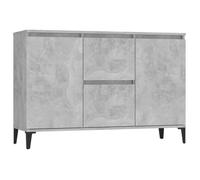 Buffet bas - VIDAXL - Gris béton - Contemporain - Design - Porte(s) et tiroir(s)