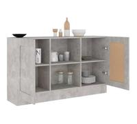 Buffet bas - VINGVO - XID - 2 portes - Gris béton - Contemporain - Design