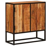 vidaXL Buffet Beta Naturel 70 x 30 x 75 cm Bois d'Acacia Massif, Buffet au Style Industriel, Rangement spacieux, Design rectangulaire, Surface en Acacia, Parfait pour Exposer Vos Objets