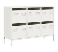 Buffet blanc 101,5x39x73,5 cm acier laminé à froid