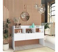 Buffet Blanc 105x30x70 cm Bois d’ingénierie Blanc G