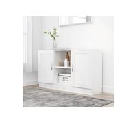 vidaXL Buffet Blanc 120x30,5x70 cm Aggloméré